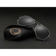 Black and Silver E11 Polarized  Lens Edition Sunglasses