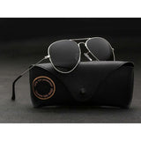 Black and Silver E11 Polarized  Lens Edition Sunglasses