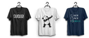 Pack Of 3 Cotton Printed Round Neck Tees For Men's