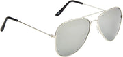David Martin Aviator Sunglasses  (For Men  Women, Silver)