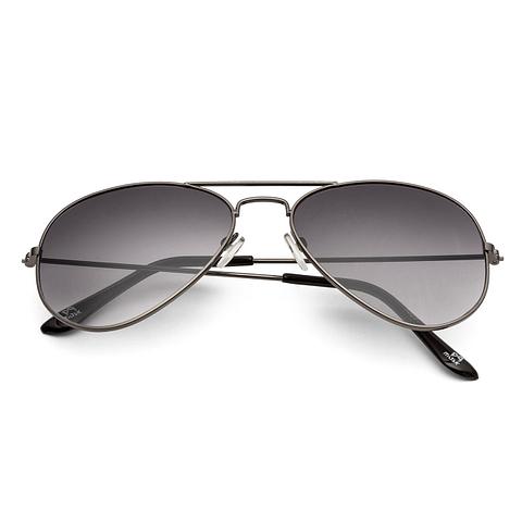 Gunmetal Lightweight Flexible Aviator Tinted Sunglasses with Brown Sunwear  Lenses - Dawn